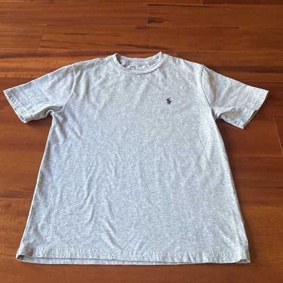 Polo Ralph Lauren gray and blue pony tee - Picture 2 of 5